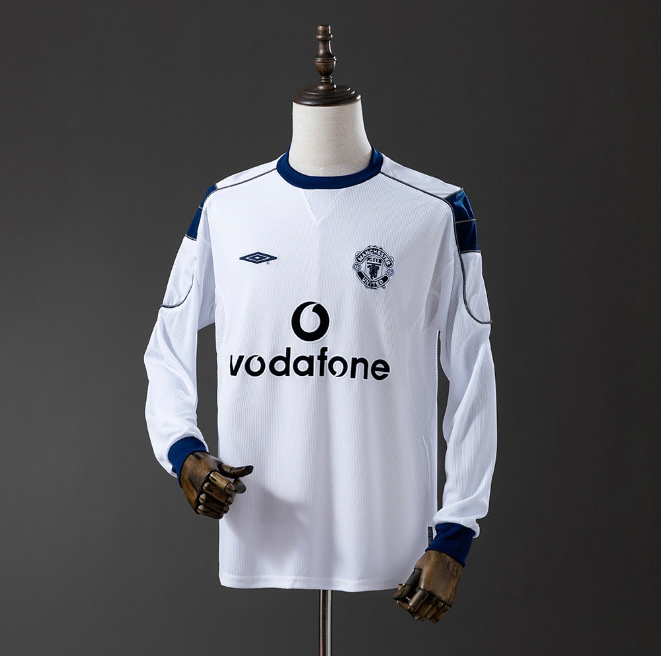 Camisola Retro Manga Comprida 2000/ 2001 - Manchester United 🏴