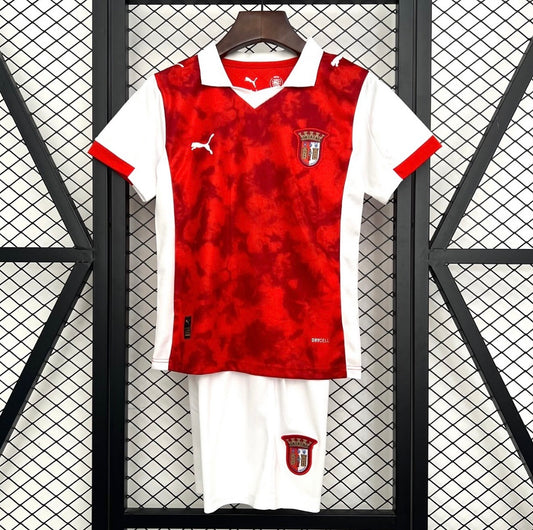 Conjunto de Criança Principal 25/26 - Braga 🇵🇹