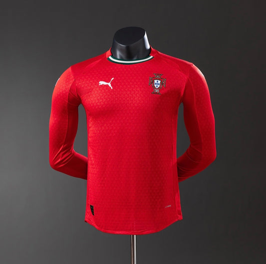 Camisola Principal Manga Comprida 2025 - Portugal 🇵🇹