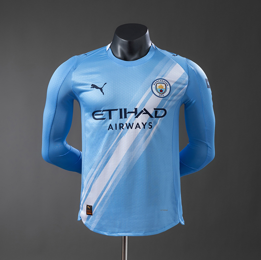 Camisola Manga Comprida Principal 25/26 - Manchester City 🏴󠁧󠁢󠁥󠁮󠁧󠁿