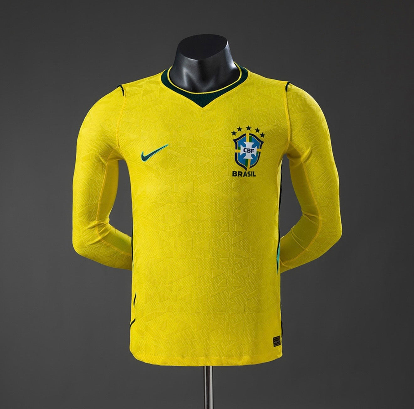 Camisola Principal Manga Comprida 2026 - Brasil 🇧🇷