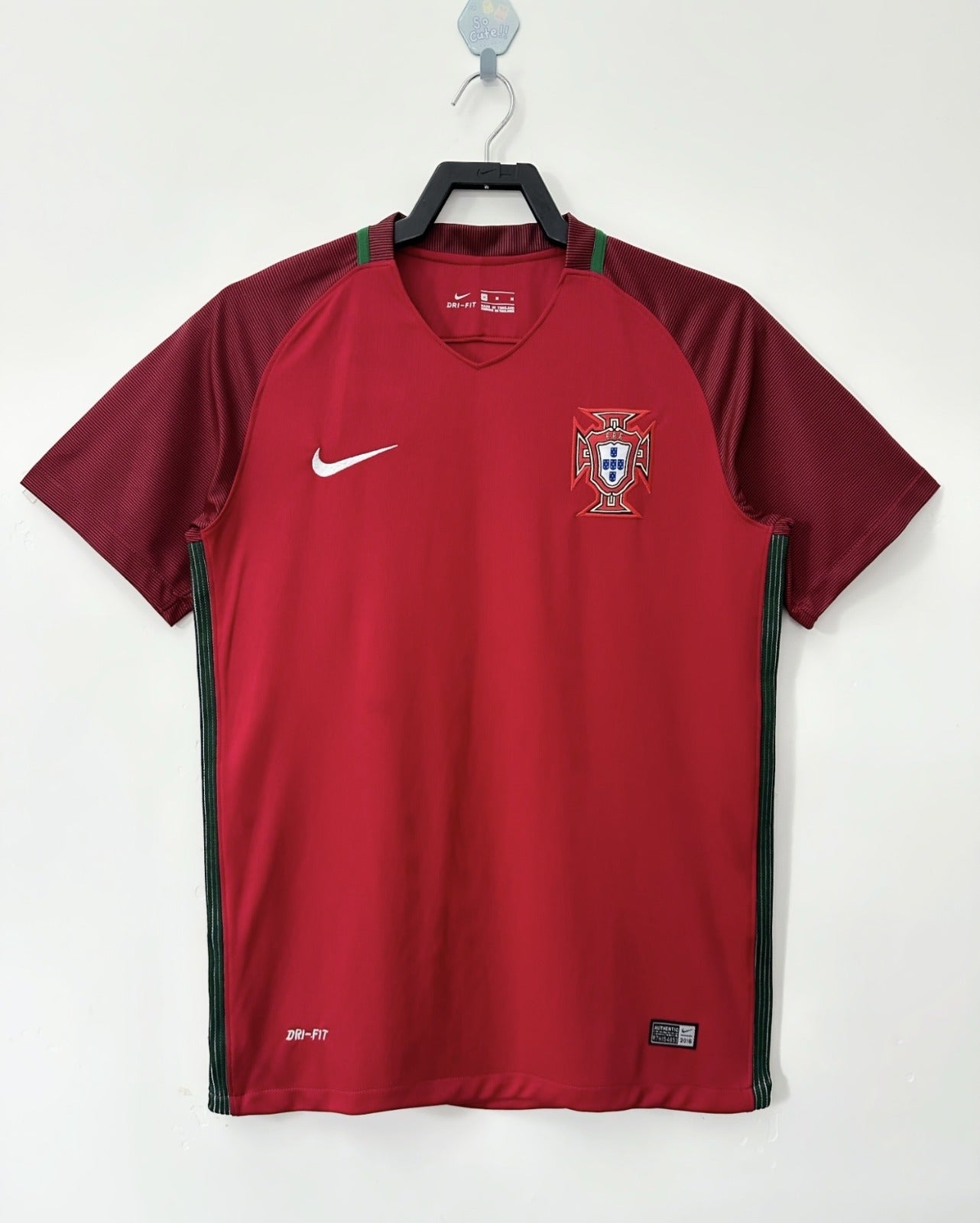 Camisola Retro Europeu 2016 -  Portugal 🇵🇹